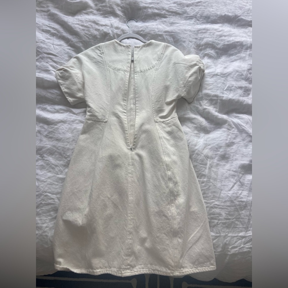 COS Ivory Textured Dress